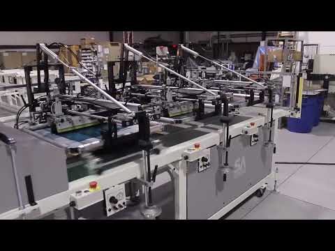 Model SST Multi-Color Precision Screen Printing Machine