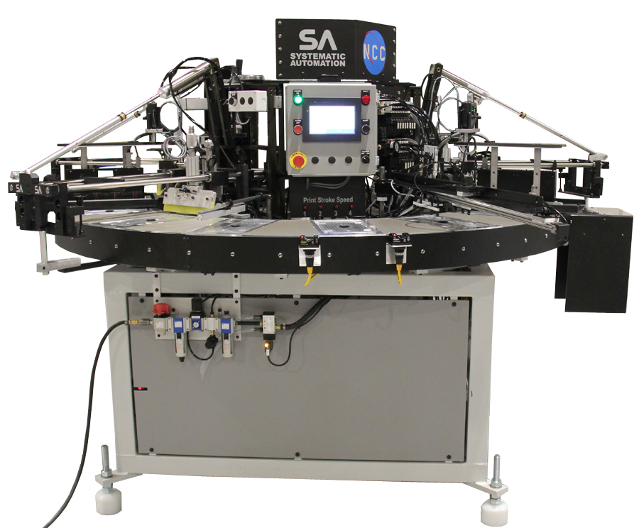 Model NCC screen printing machine