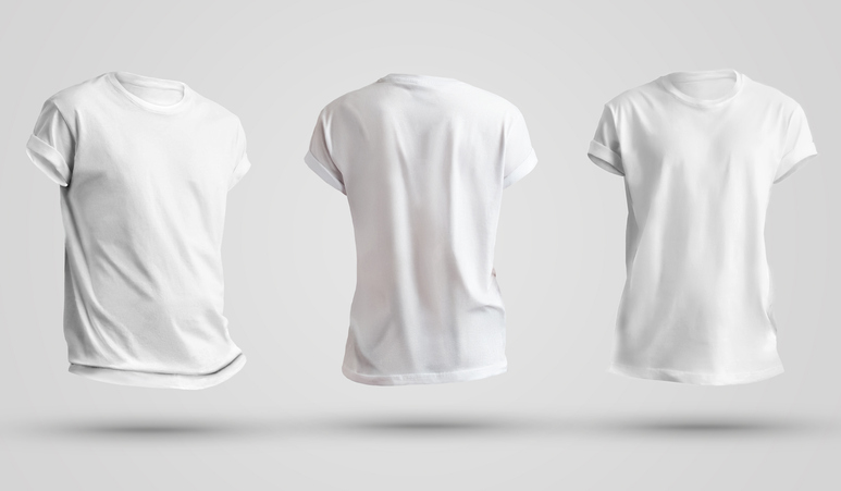 blank white t-shirts