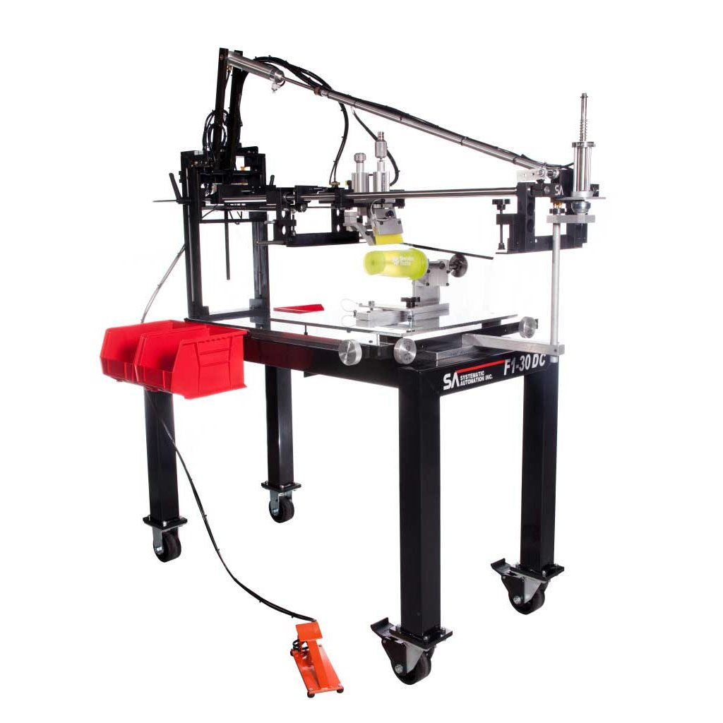 Model F1-DC screen printing machine