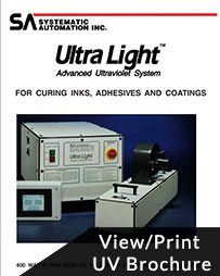 Ultra Light UV Conveyor brochure cover