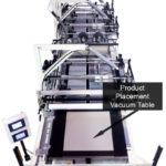 Vacuum table integrated with automatic screen printer