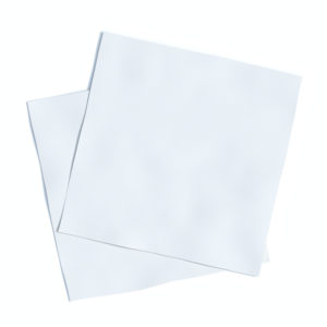 napkins, isolated, 3d rendering, white background