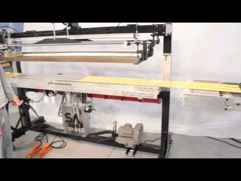 Large format ruler screen printing machine - Ruler printing