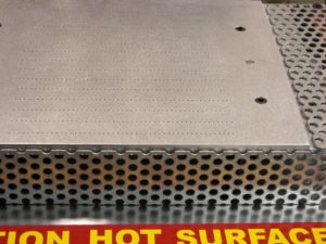 heated vacuum table