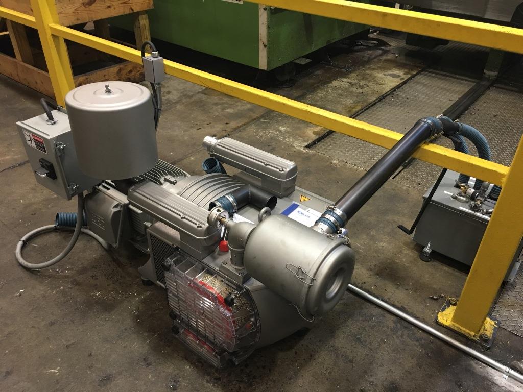 Systyematic Automation's 10 HP Vacuum Pump For CNC Machining