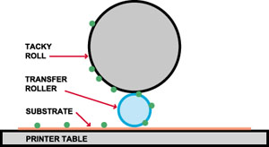 Tacky roll cleaner graphic