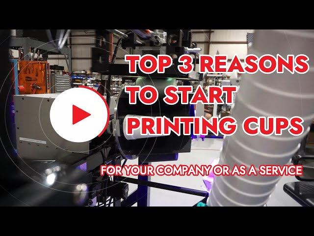 3 reasons YOU should start screen printing cups with the fully automatic T8-SS cup printing machine