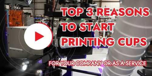 3 reasons YOU should start screen printing cups with the fully automatic T8-SS cup printing machine