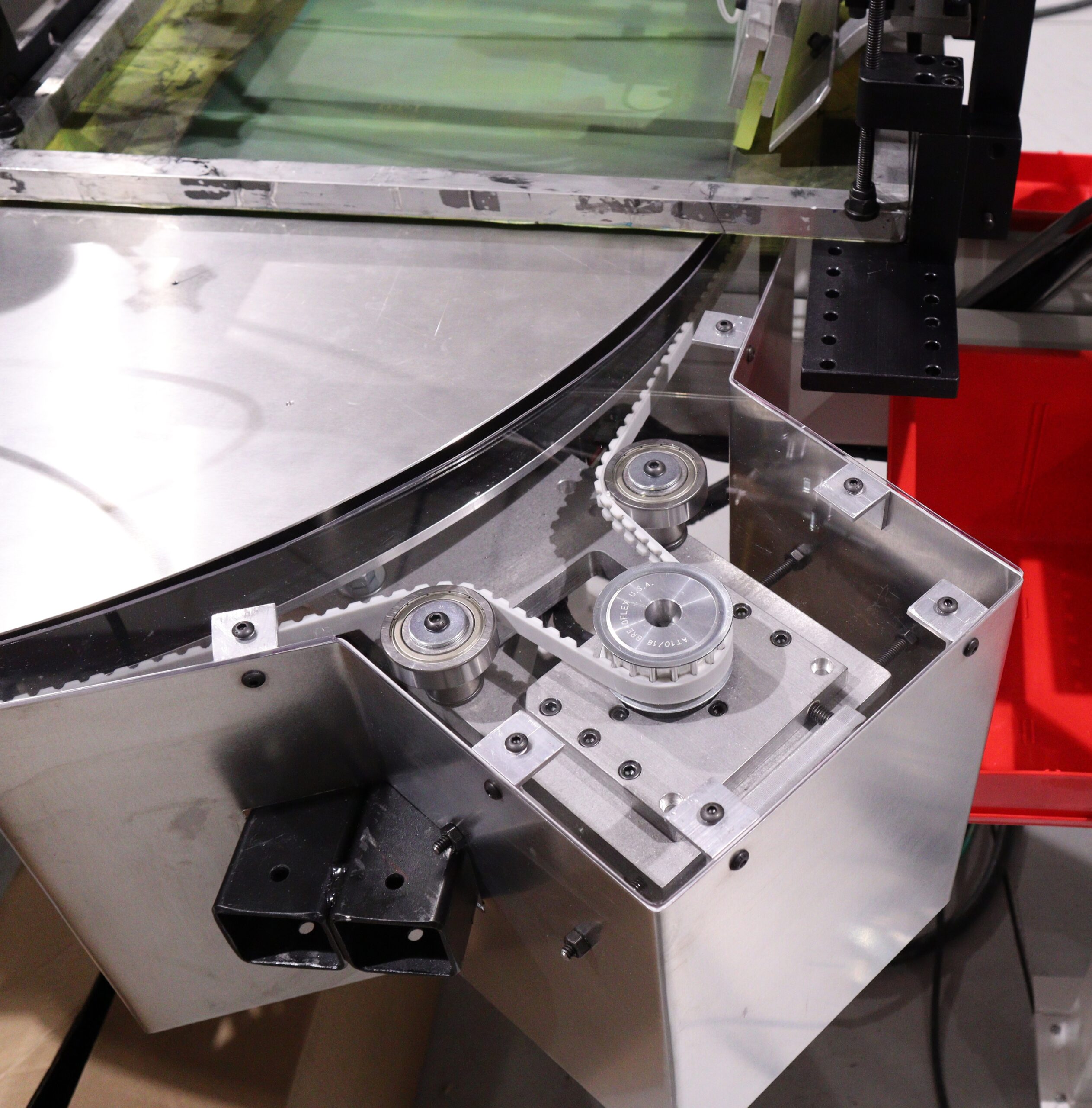 servo driven, rotary printer