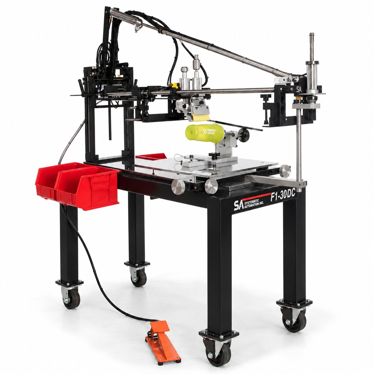 F1-DC semi-automatic cylindrical screen printer