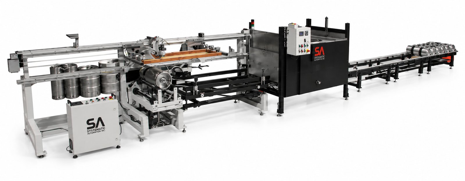 Keg screen printer with inline UV curing unit